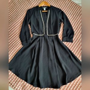 Black vintage inspired dress size 8